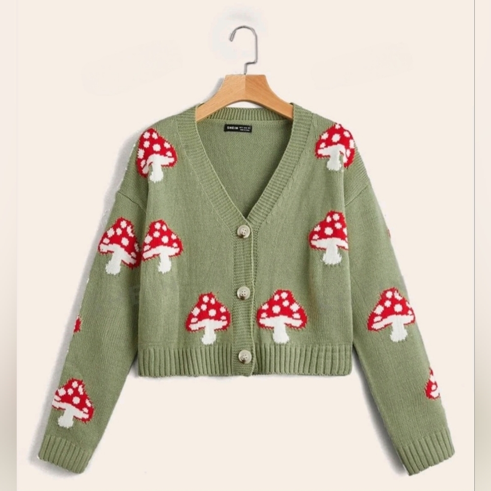 Mushroom Sweater XL